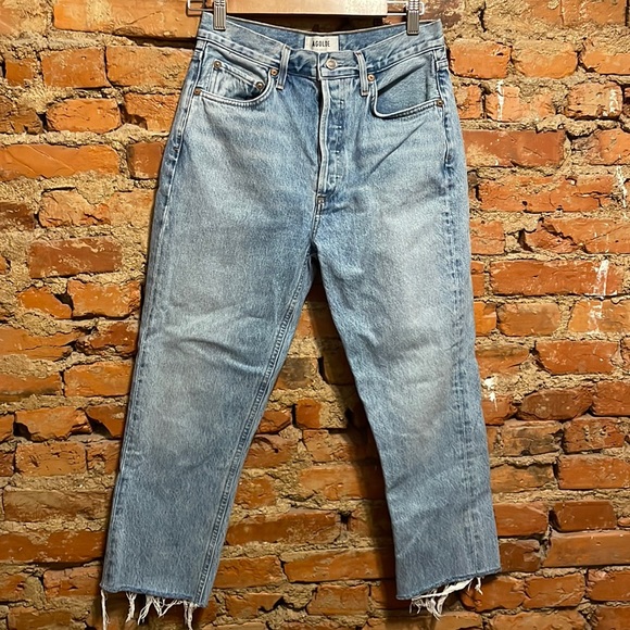 Agolde Riley Cropped Jeans - Picture 4 of 6